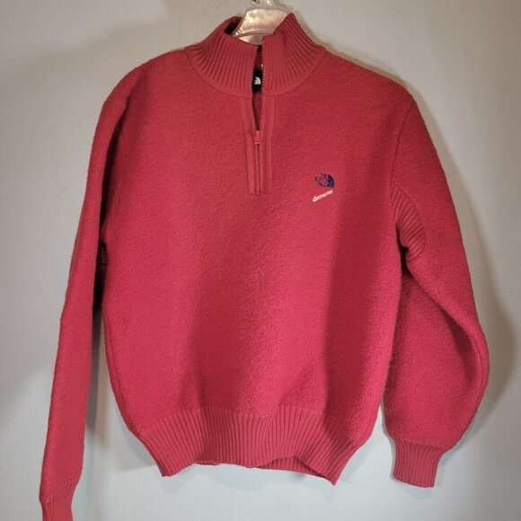The North Face Mens Extreme Pile Fleece Medium to Large Pullover 1/4 Zip - Picture 1 of 6